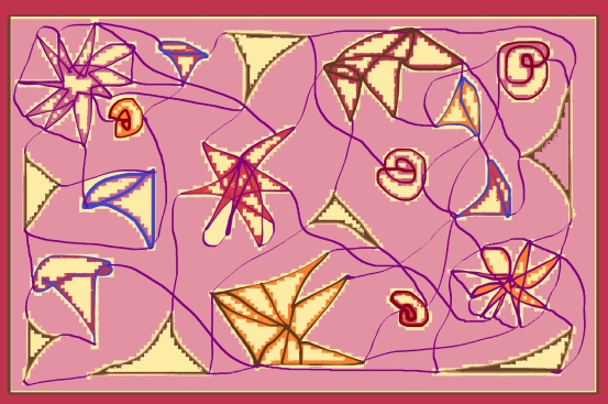 Smorgasbord2 abstract digital artwork by meenal