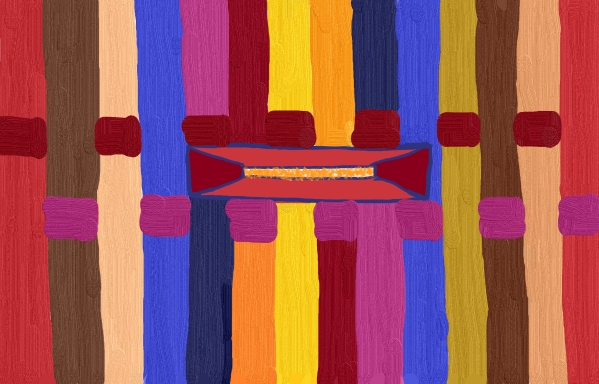lattice1 abstract digital artwork by meenal