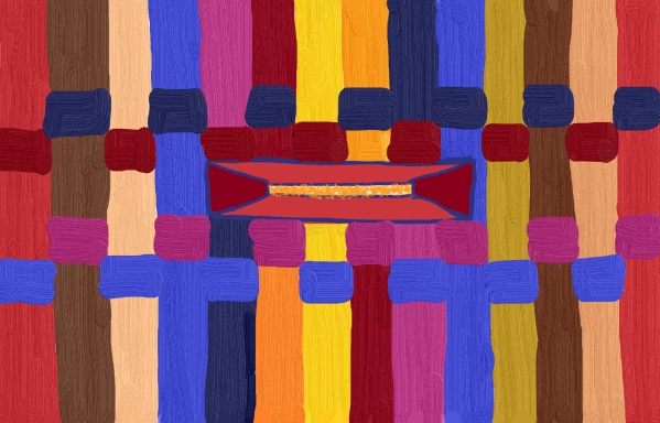 lattice2 abstract digital artwork by meenal