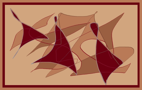 sails1 abstract digital artwork by meenal