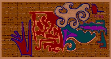 scratched abstract digital artwork by meenal