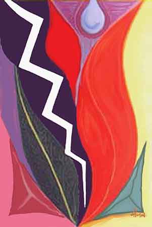 Athena_acrylics on canvas painting by meenal