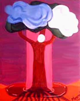 Poetree_acrylics on canvas painting by meenal