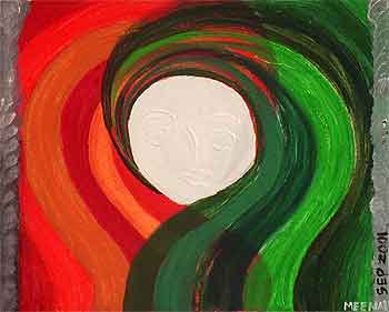 Sep 11_acrylics on canvas painting by meenal