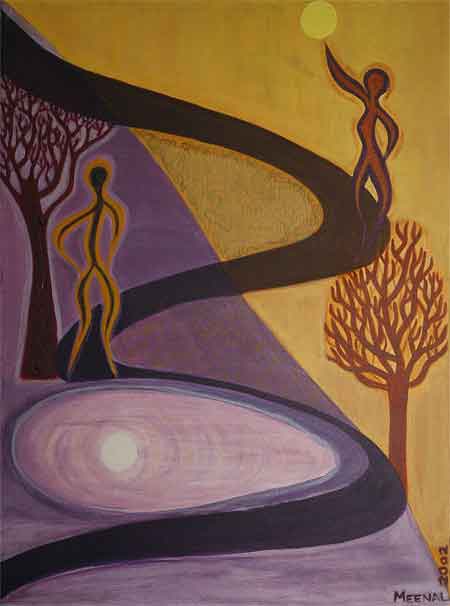 balance_acrylics on canvas painting by meenal