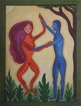 Lovedance_canvas paintings by meenal