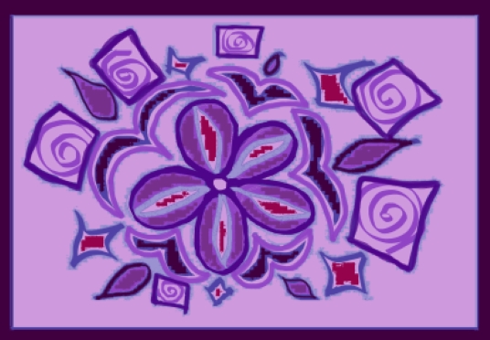 floral2 digital decorative art by meenal