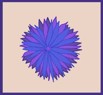 flower1 digital decorative art by meenal
