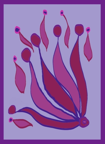 Petals1 digital decorative art by meenal