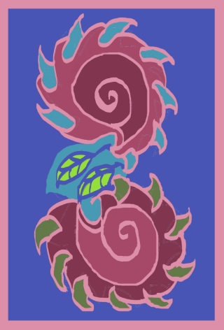 Spiral4 digital decorative art by meenal