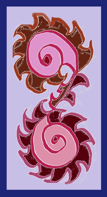 Spiral5 digital decorative art by meenal