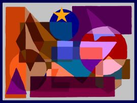 Quirky Geometry digital decorative art by meenal