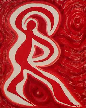 mood-painting-red-'rasa7'-on-canvas