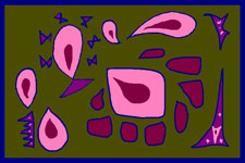 petals digital art by contemporary Indian artist meenal